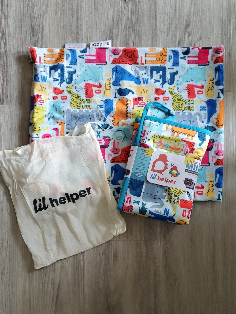 Toddler Size - Alphabet Animals Lifesaver Mat Mini & Pillow Case - Lil Helper